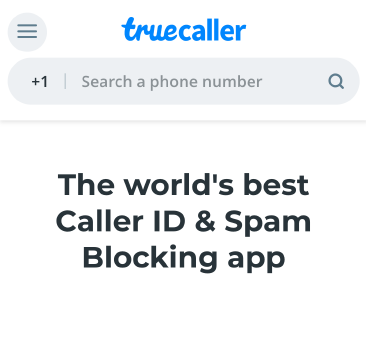 Zrzut ekranu pola wyszukiwania WhitePages w przeglądarce internetowej Chrome